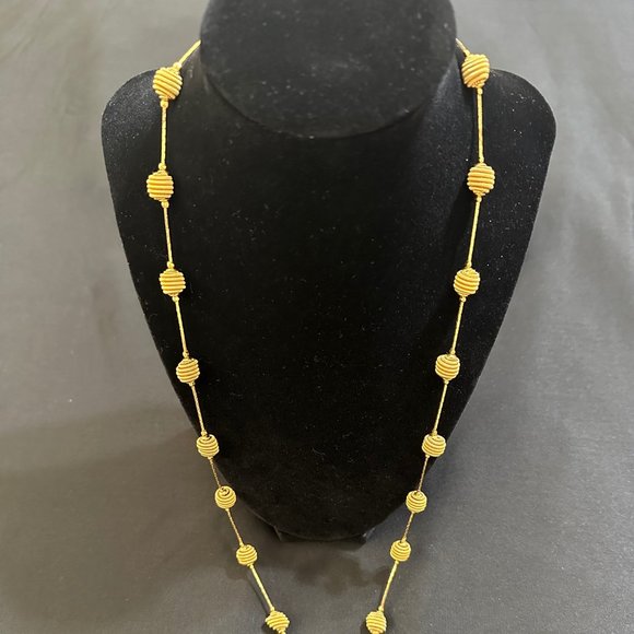 TRIFARI Gold Tone Ball Necklace